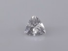 Perfect Trillion Diamond style cut white Zircon from Cambodia 