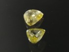 50% discount for this yellow natural sapphire below 1ct with trillion/triangle cut/shape