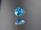 Small 1ct+ best blue grade A Blue Zircon from Ratanakiri for sale, this is a great buy as this high hue blue Zircon gems are rare increasingly hard to buy. 