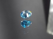 Small 1ct+ best blue grade A Blue Zircon from Ratanakiri for sale, this is a great buy as this high hue blue Zircon gems are rare increasingly hard to buy. 