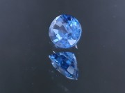 Wide 3ct grade A best blue color blue Zircon oval cut from Cambodia