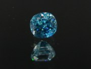 Affordable, pretty shiny and sparkling perfectly cut and clean sky blue zircon cushion of 3 carats