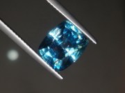 Very shiny and sparkling sky blue zircon cushion, discounted and affordable