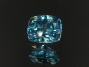 Very shiny and sparkling sky blue zircon cushion, discounted and affordable