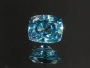 Very shiny and sparkling sky blue zircon cushion, discounted and affordable