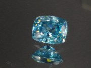 Very shiny and sparkling sky blue zircon cushion, discounted and affordable