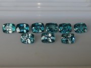 Calibrated wholesale discounted natural Zircon wide cushion for sale, extremely shiny, affordable and cheap