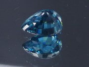 Exquisite Premium Top Grade A Large 9ct+ Blue Zircon Drop/Pear for top notch jewelry from Cambodia