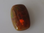 Brown Opal with Vivid Red Flashes 2.555ct