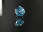 Affordable and pretty sky blue zircon round cut calibrated at 6mm. 