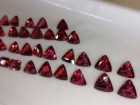 4mm and 5mm Calibrated Garnet Trillion / Triangle Wholesale Lot