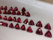 4mm and 5mm Calibrated Garnet Trillion / Triangle Wholesale Lot