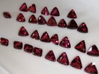 4mm and 5mm Calibrated Garnet Trillion / Triangle Wholesale Lot