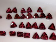 4mm and 5mm Calibrated Garnet Trillion / Triangle Wholesale Lot