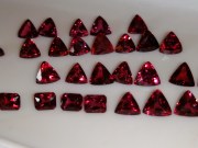 4mm and 5mm Calibrated Garnet Trillion / Triangle Wholesale Lot