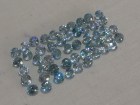 Cambodia blue Zircon Calibrated 5mm Round Cut
