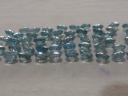 Cambodia blue Zircon Calibrated 5mm Round Cut