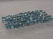 Cambodia blue Zircon Calibrated 5mm Round Cut