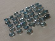 Cambodia blue Zircon Calibrated 6mm Round Cut