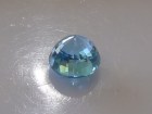 5ct+ Blue Zircon, Very Clean and Shiny, Round Cut