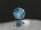 Precision Diamond/Brilliant Cut Blue Zircon, Very Clean and Shiny