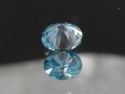 Precision Diamond/Brilliant Cut Blue Zircon, Very Clean and Shiny