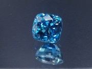 Exquisite A grade color Cambolite cushion cut blue zircon, professional supplier for quality jewelry