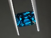 Cambolite Gem: 5ct+ Trimmed Baguette (Octagon / Step Cut) Deep A Grade Top Best Blue Zircon from Cambodia