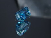 Cambolite Gem: 5ct+ Trimmed Baguette (Octagon / Step Cut) Deep A Grade Top Best Blue Zircon from Cambodia