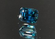 Exquisite and best, deepest blue 4ct Rectangle (Trimmed Baguette) AAA Grade Blue Zircon