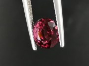 Beautiful oval Rhodolite Garnet discounted on sale due to 1 inclusion and 1 chip that are not visible to the naked eye. 