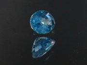 Excellent color discounted Cambodia blue zircon, 7.55 carats oval cut