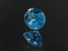 Excellent color discounted Cambodia blue zircon, 7.55 carats oval cut