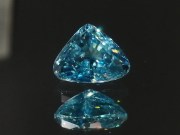 Sky blue Zircon trillion cut 5ct