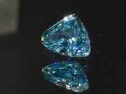 Sky blue Zircon trillion cut 5ct