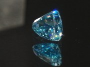 Sky blue Zircon trillion cut 5ct