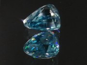 Sky blue Zircon trillion cut 5ct