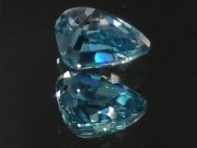 Sky blue Zircon trillion cut 5ct