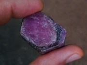 Interesting specimen of a double ruby crystal unheated