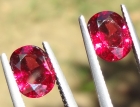 4.61 Carats Pair of Rhodolite