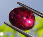 10.375 Carats Rhodolite Cabochon