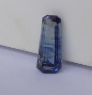 Clean long blue Sapphire. 