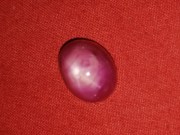 Perfect 6 branches natural star ruby cabochon