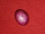 Perfect 6 branches natural star ruby cabochon