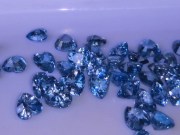 6 millimeters calibrated natural blue zircon wholesale or retail of heart shaped blue Zircon gemstones for professional jewelry designers and creators