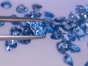 6 millimeters calibrated natural blue zircon wholesale or retail of heart shaped blue Zircon gemstones for professional jewelry designers and creators