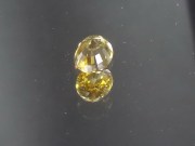 Natural very shiny oval golden yellow to orange Zircon from Cambodia.3.1ct