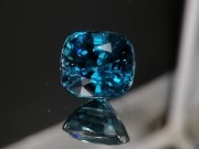 Exquisite perfect and high hue dense blue A+ grade color blue Zircon cushion cut blue zircon