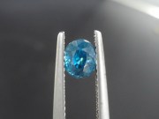 Mini Royal Blue Zircon Oval Gemstone For Sale Grade A Best Color Specimen. 