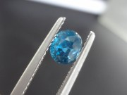 Mini Royal Blue Zircon Oval Gemstone For Sale Grade A Best Color Specimen. 